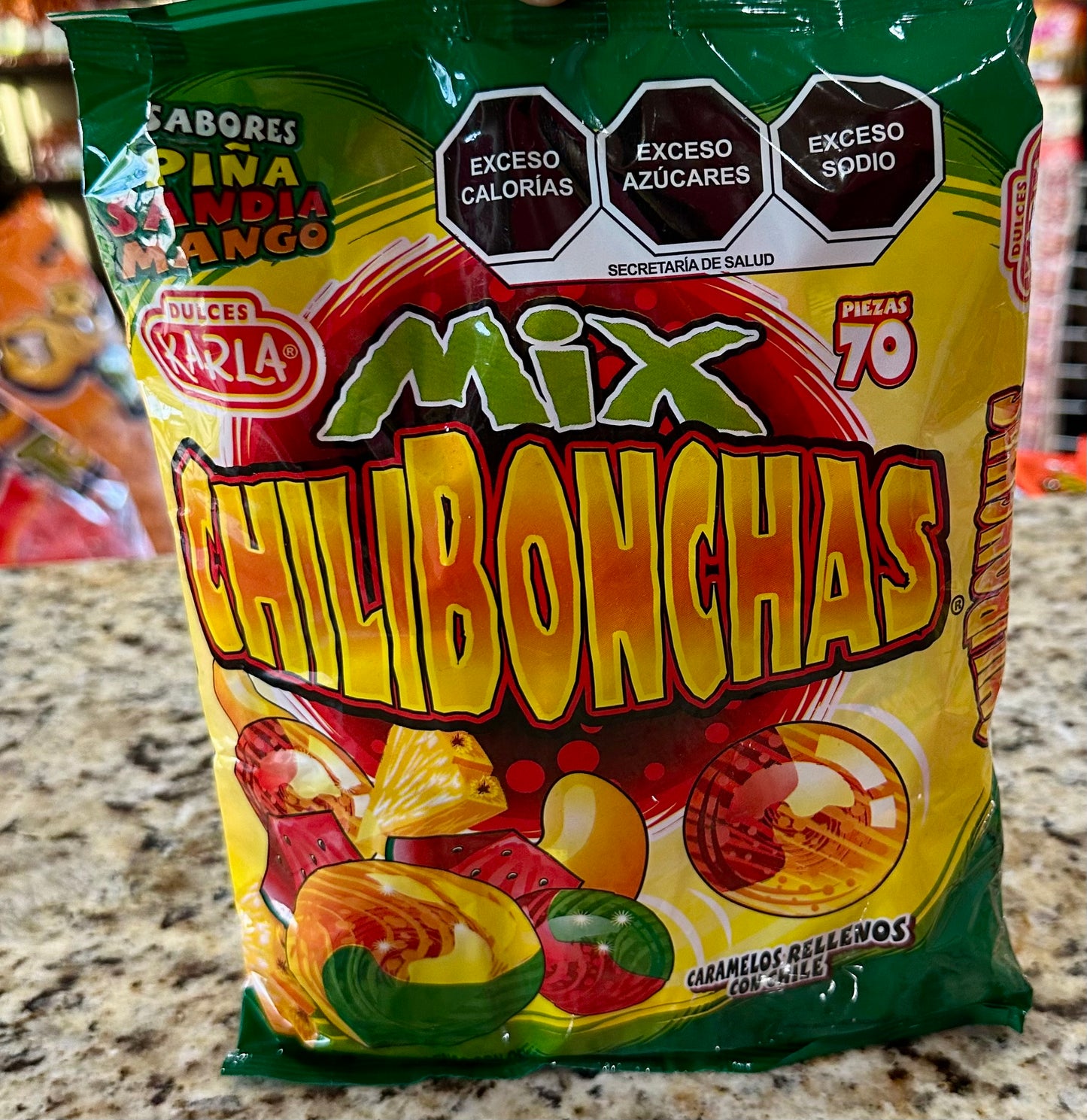 CHILIBONCHAS MIX PIÑA 🍍 SANDÍA 🍉 Y MANGO 🥭