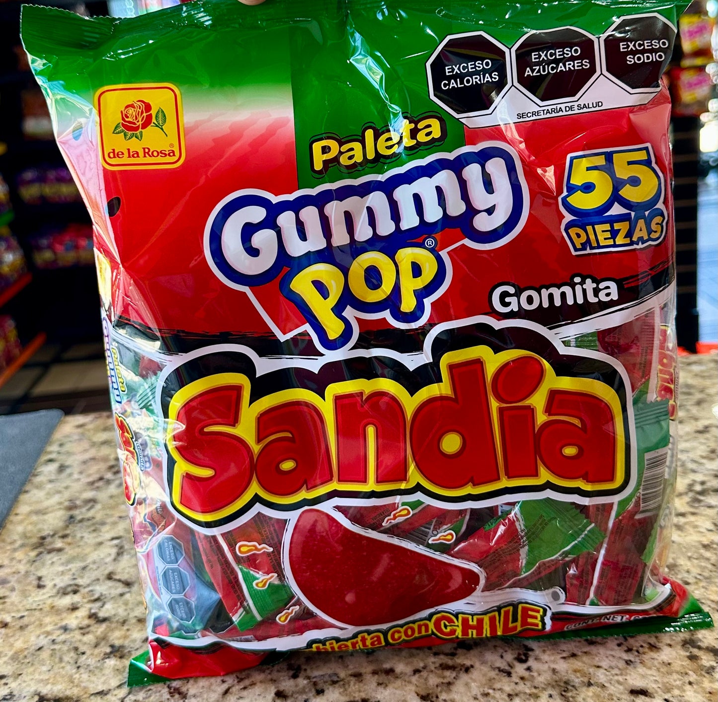 PALETA GUMMY POP DE SANDÍA