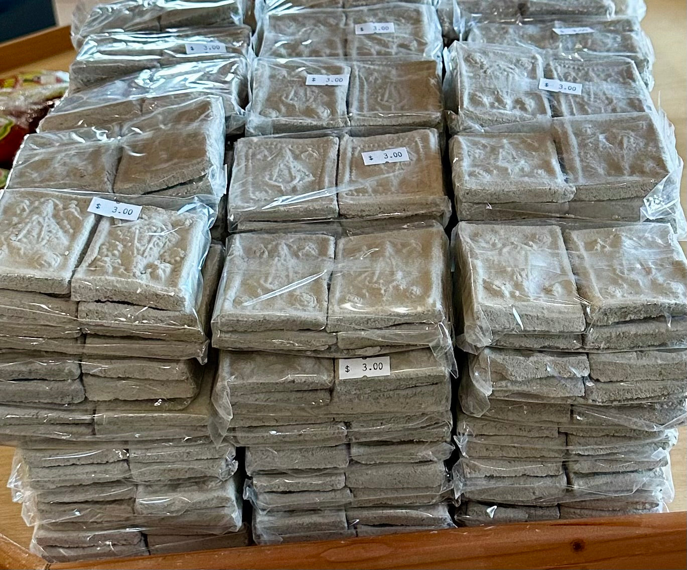 Tierrita de la Virgen de San Juan “DELGADA” de 200 TABLITAS