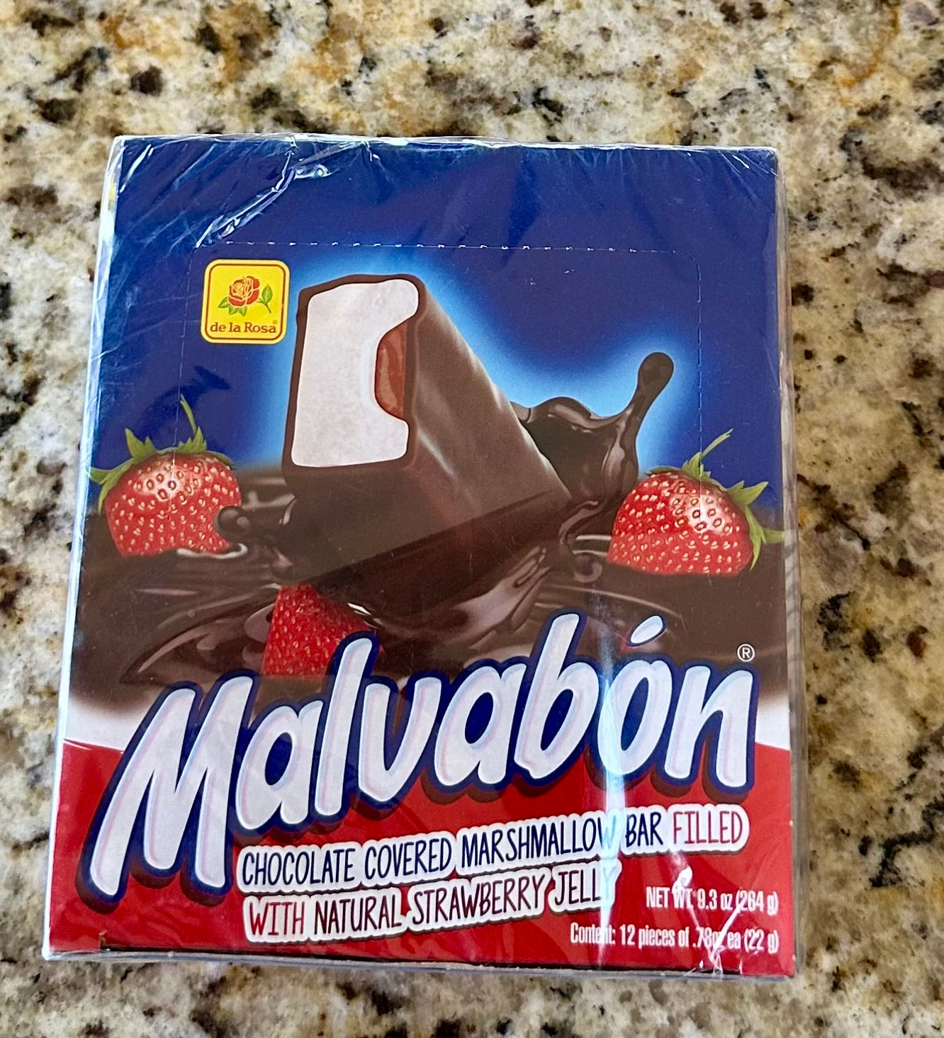 MALVABON RELLENO SABOR FRESA🍓
