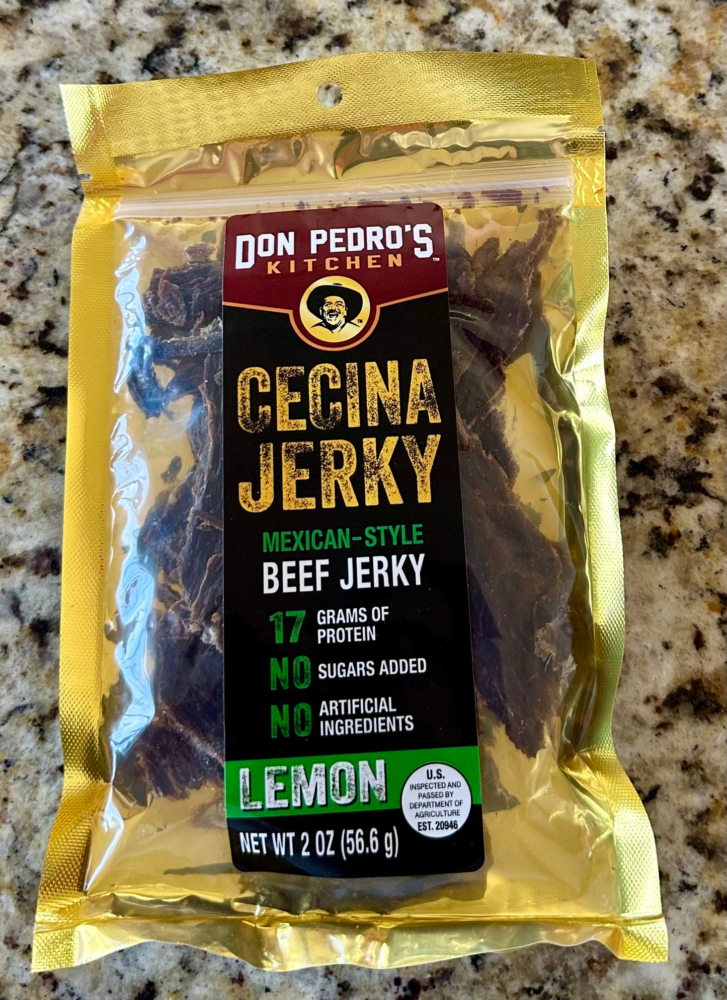 CECINA JERKY CON LIMÓN