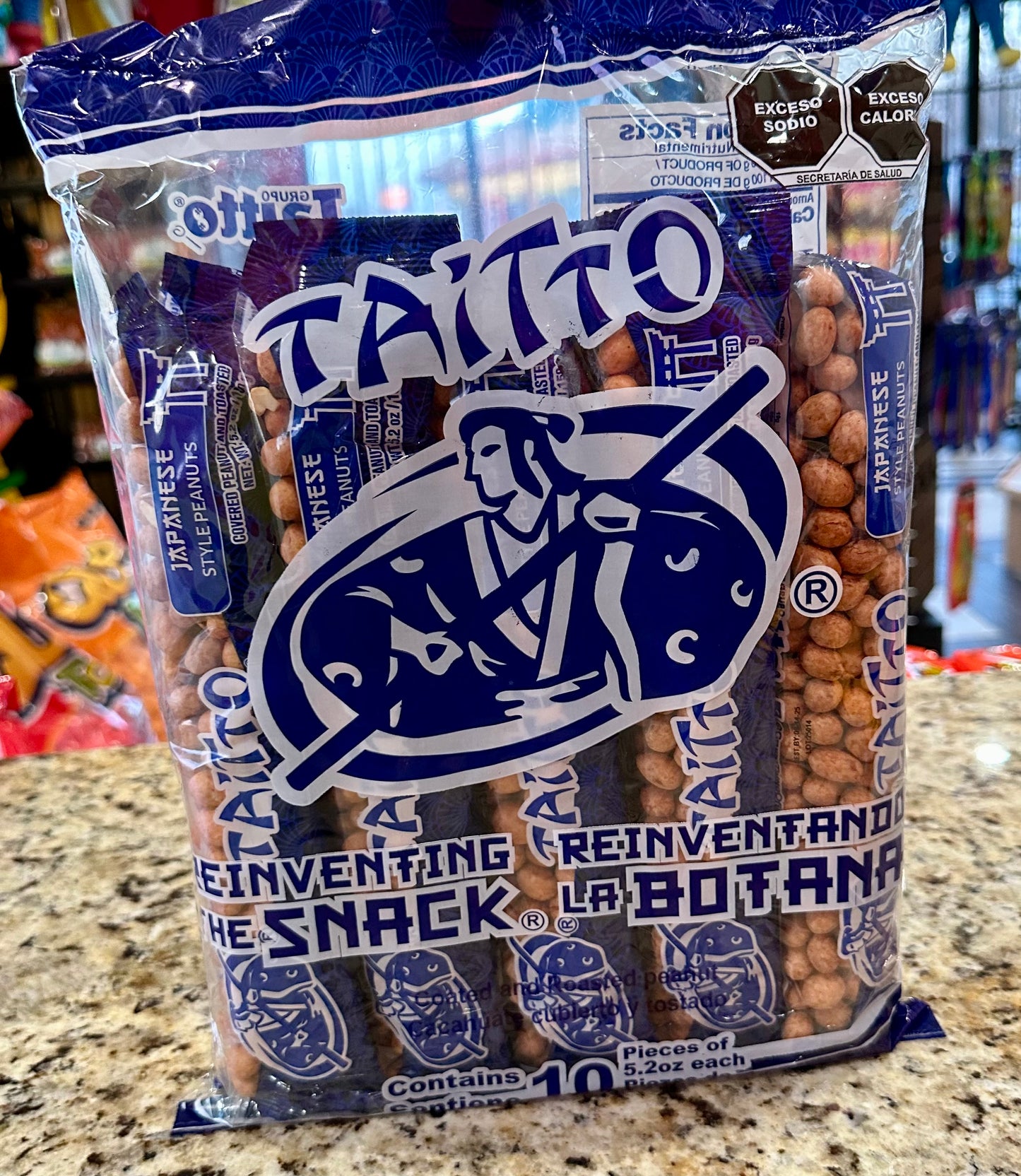 CACAHUATE TAITTO PACK 10 PIEZAS