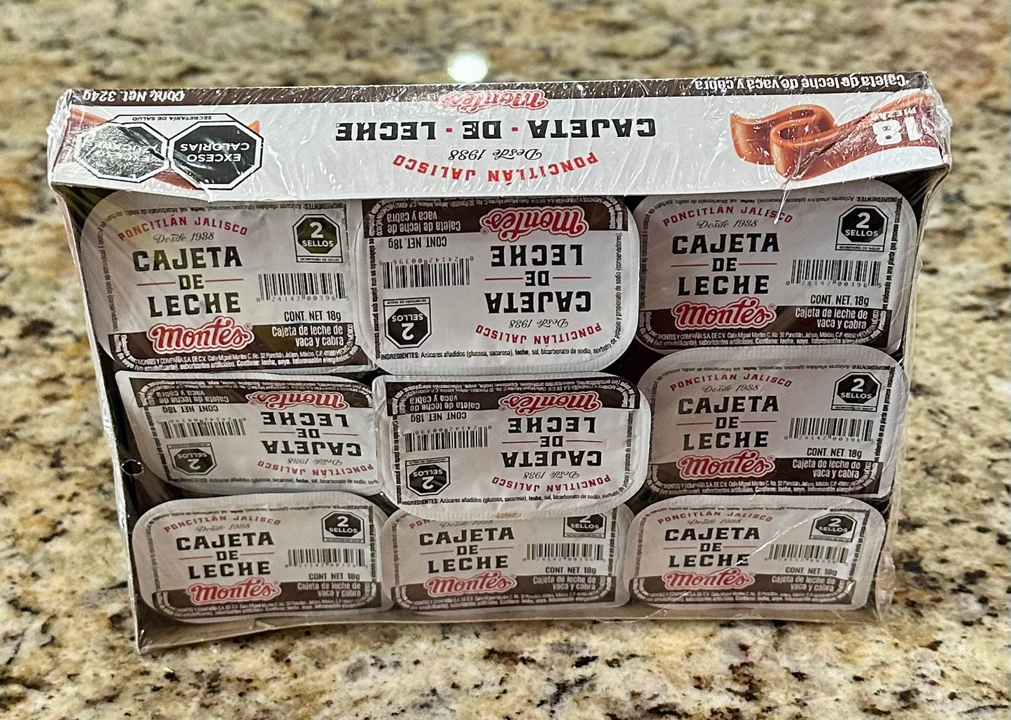 CAJETA DE LECHE MONTES