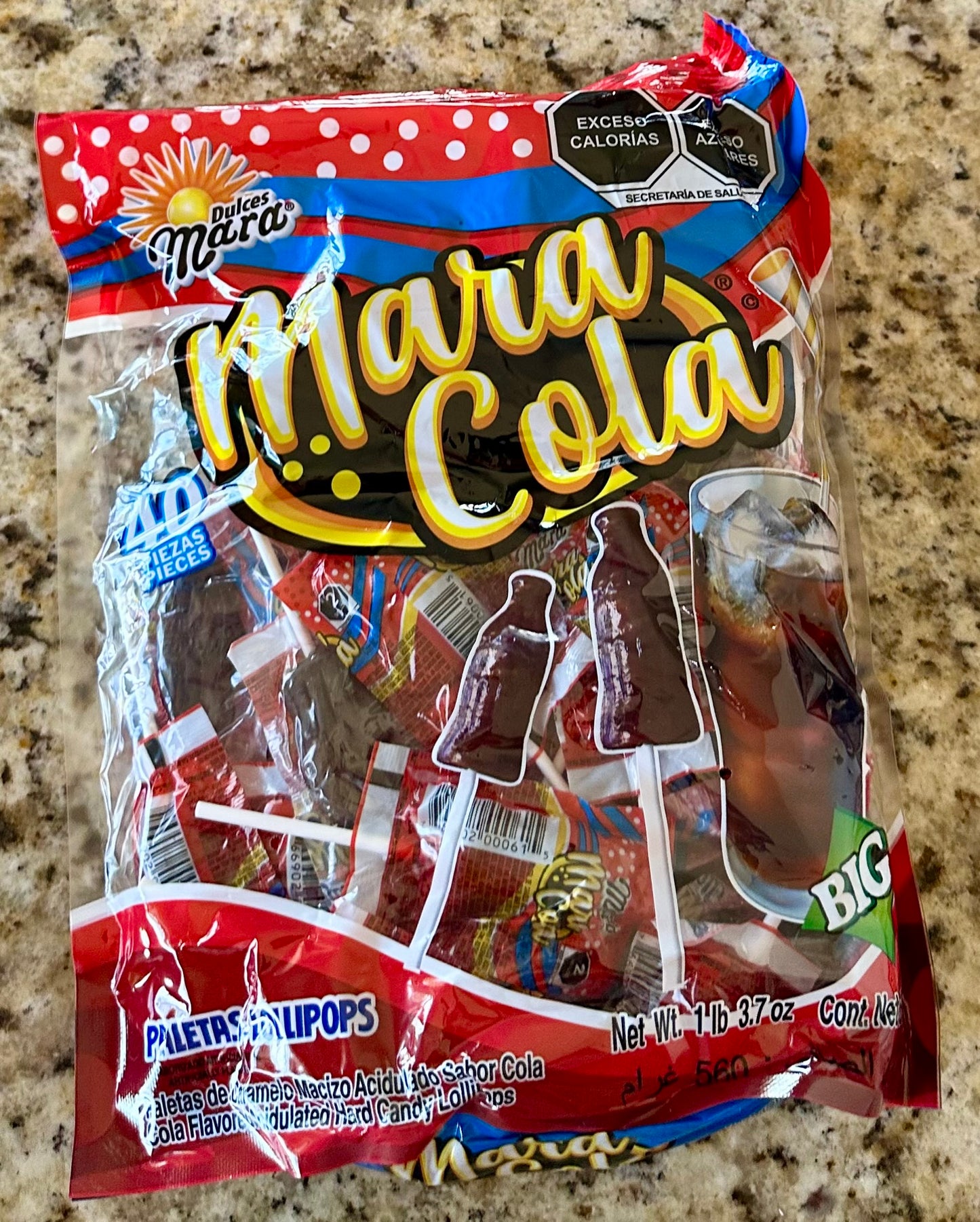 PALETAS MARA COLA