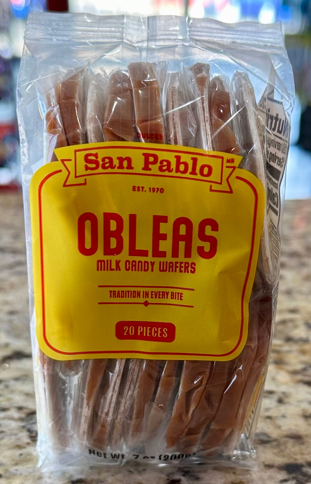 OBLEAS CON CAJETA SAN PABLO