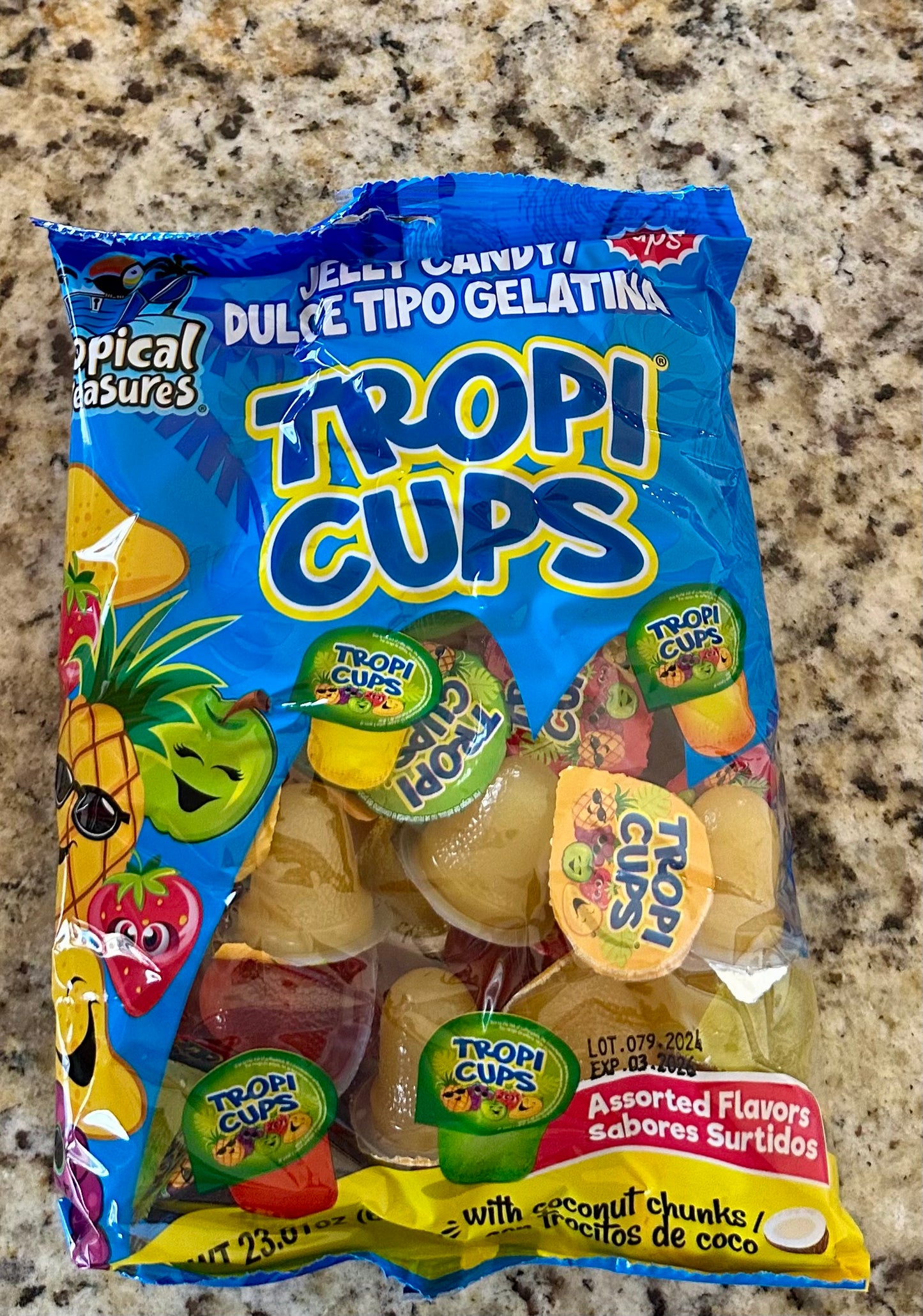 TROPI CUPS GELATINA BOLSA GRANDE