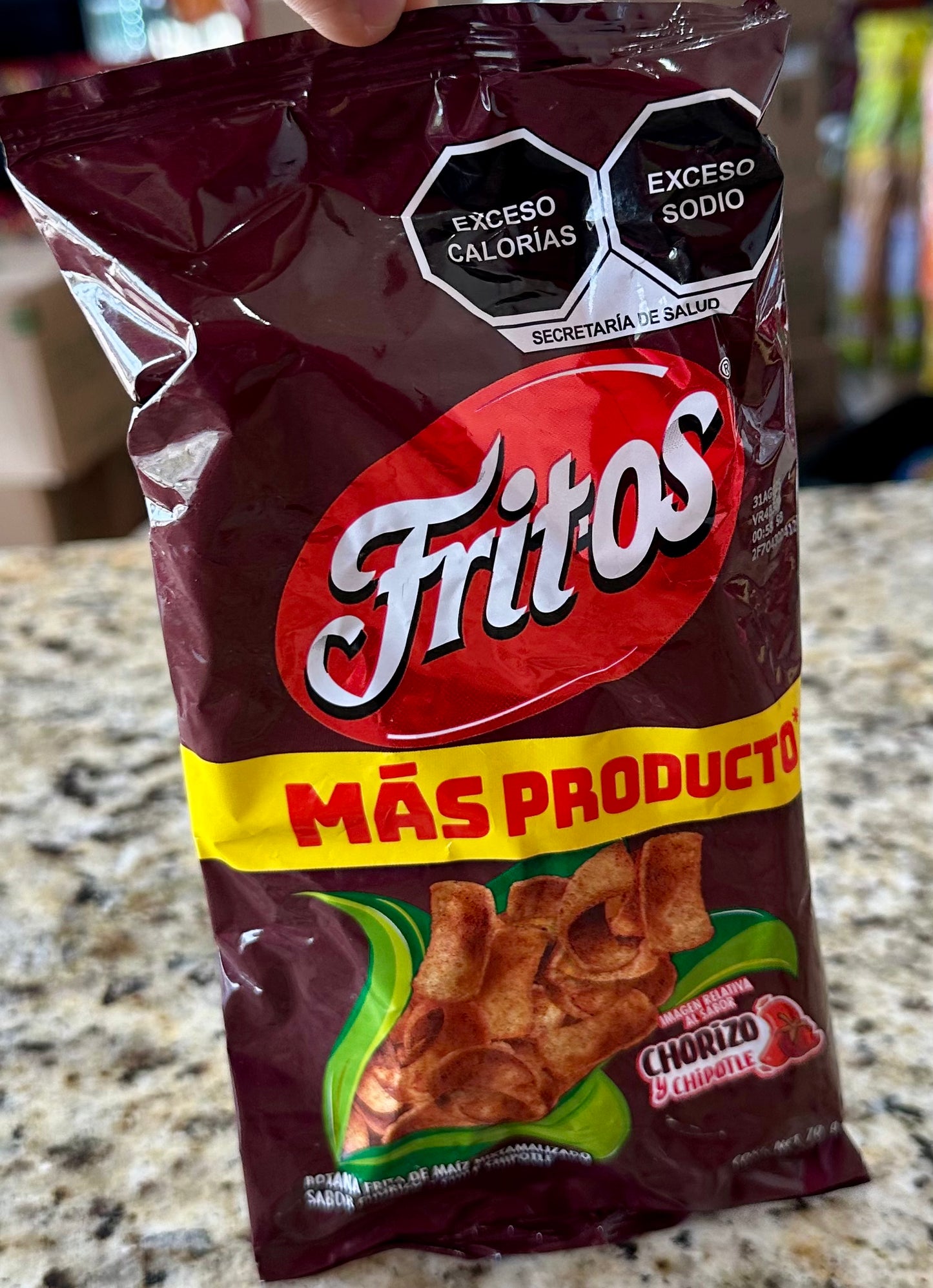 FRITOS CHORIZO Y CHIPOTLE CHICO