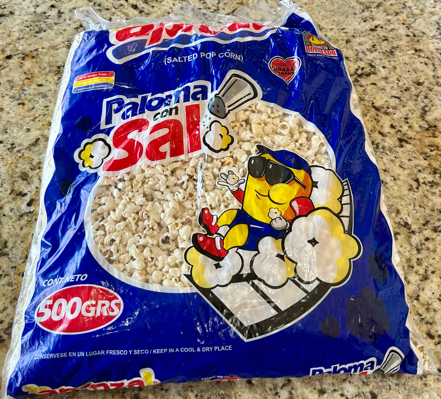 PALOMA CON SAL APROZA