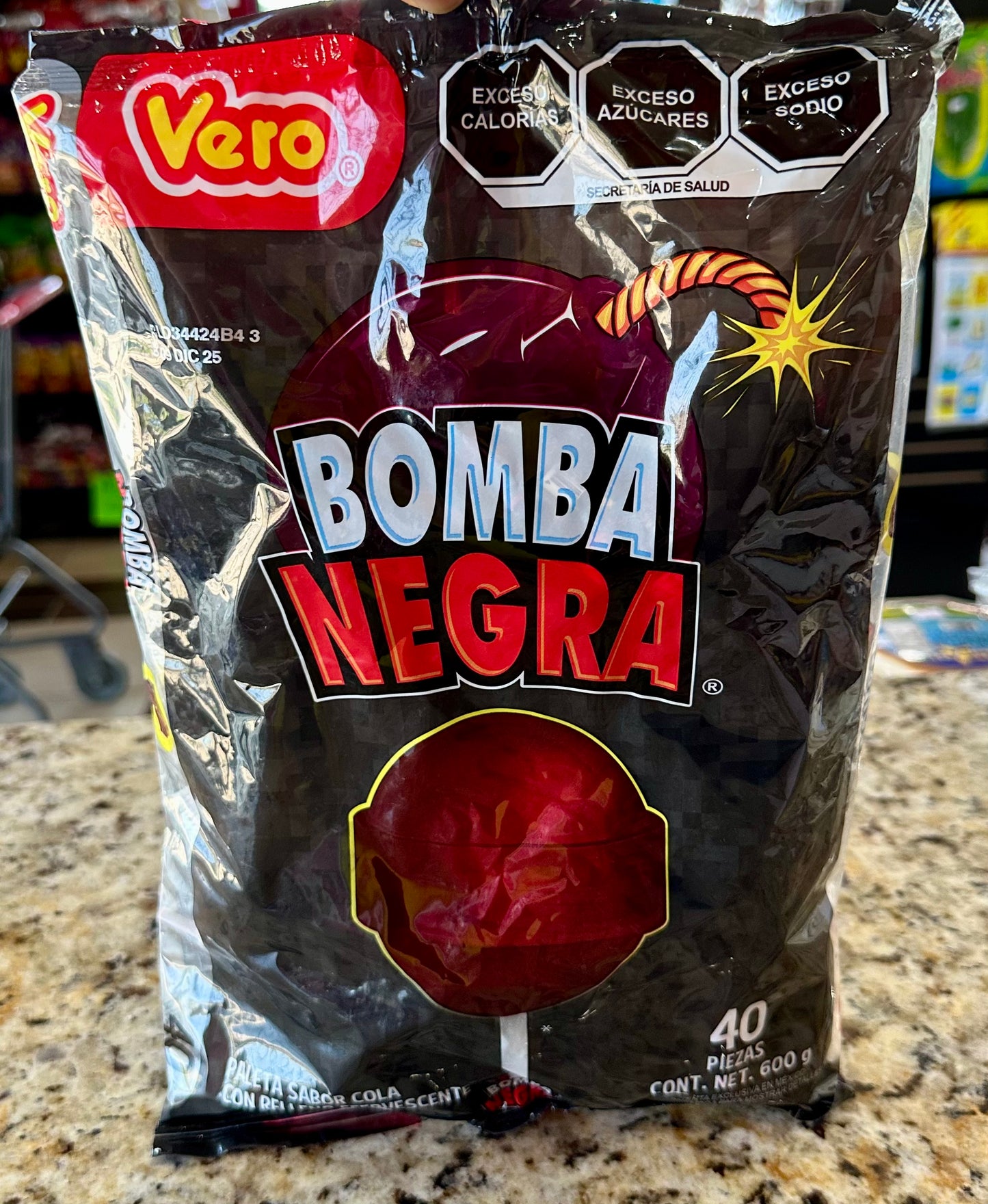 PALETA BOMBA NEGRA 💣