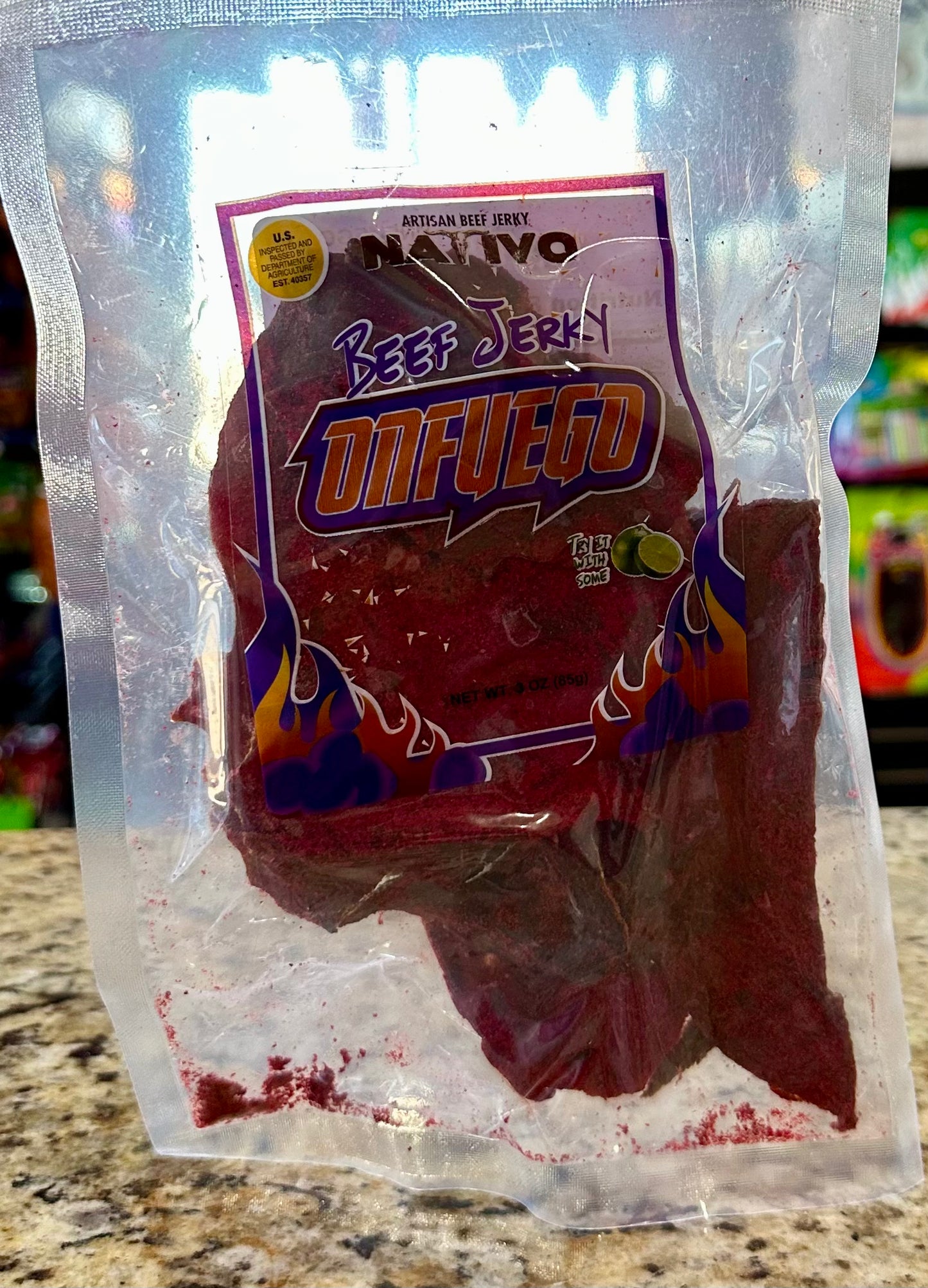 CECINA ONFUEGO CON LIMÓN