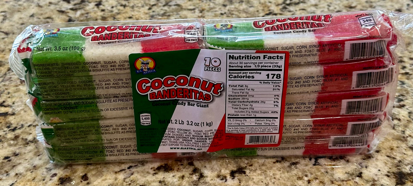 BANDERITAS COCONUT PACK