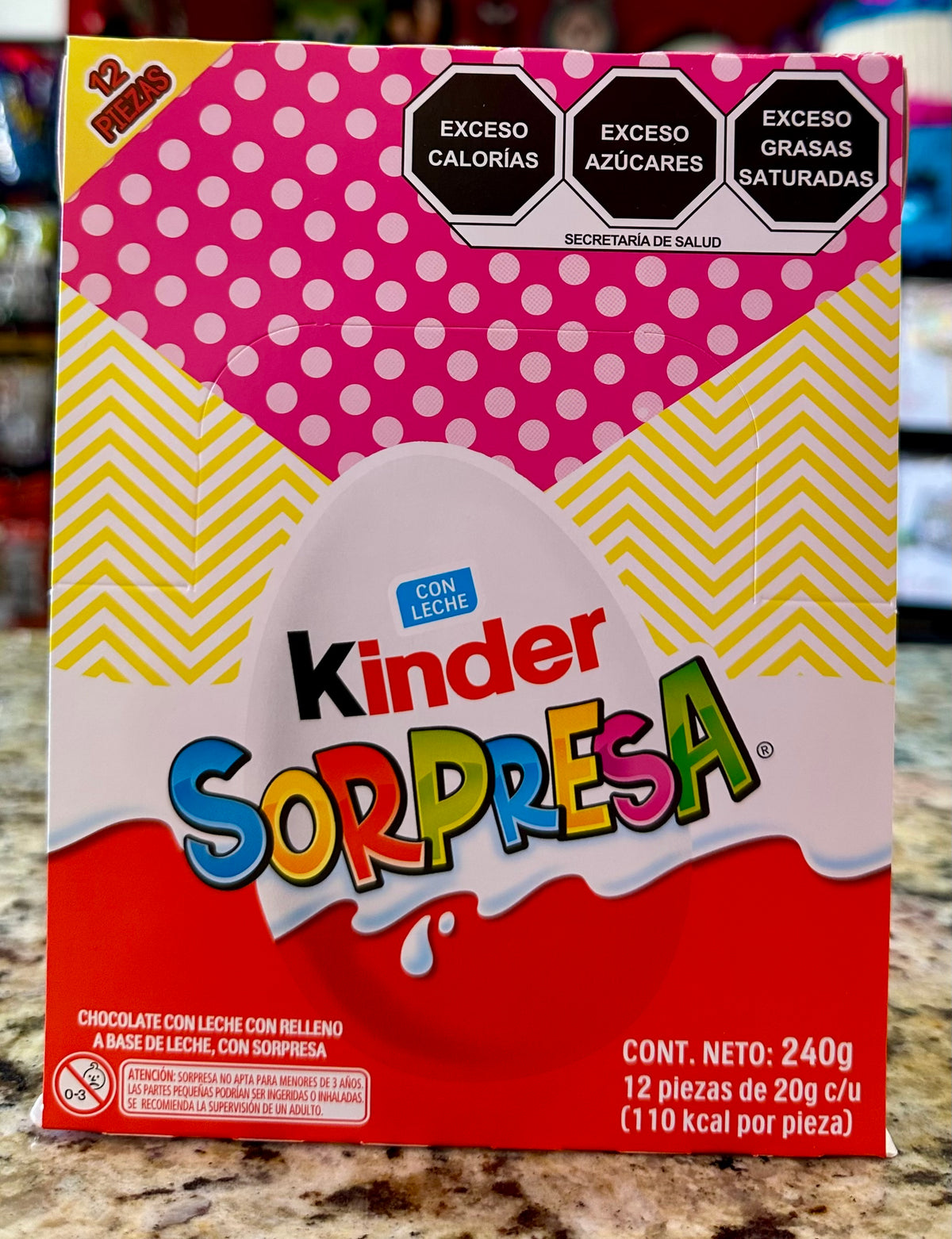KINDER SORPRESA P/ NIÑA