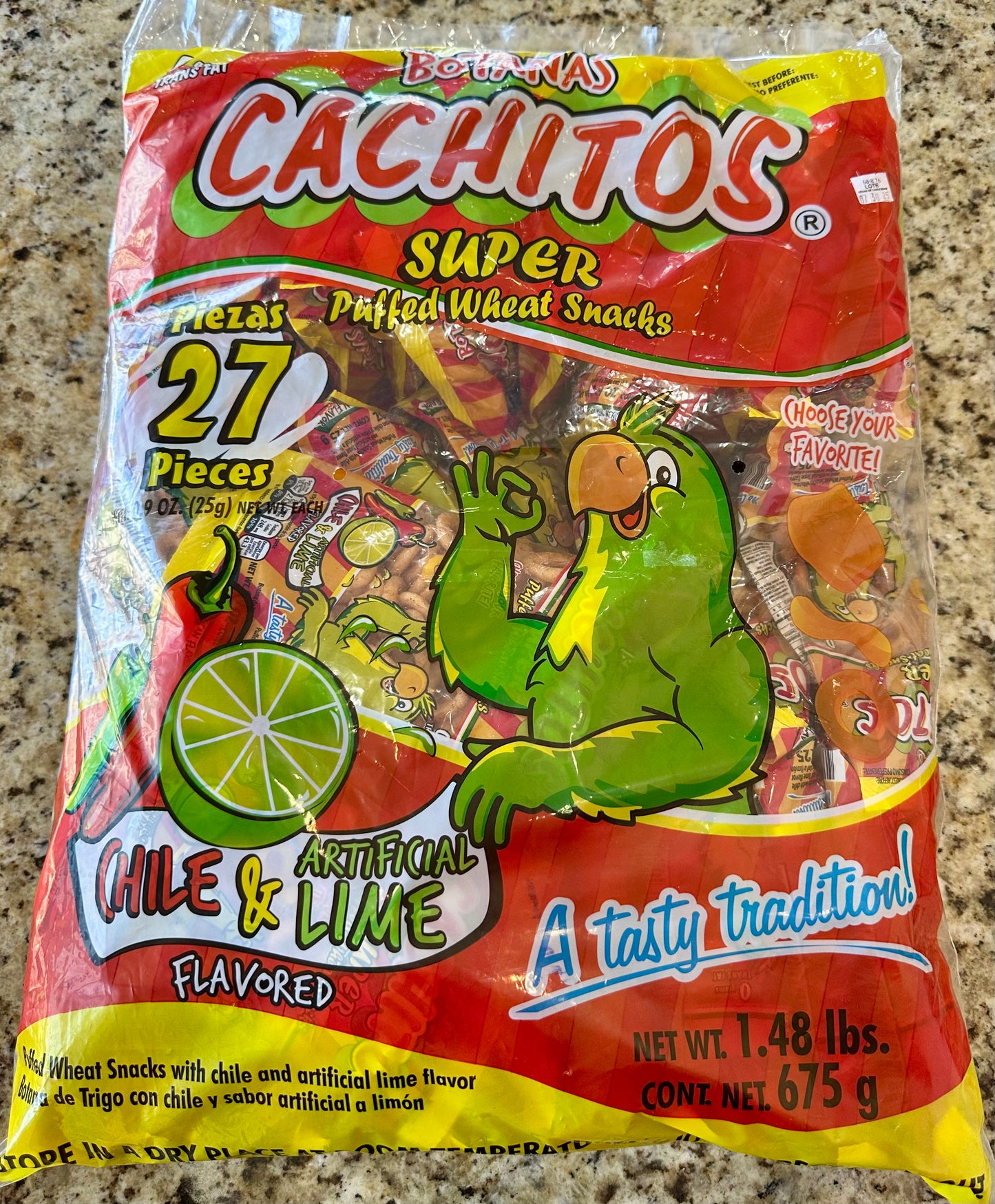 CACHITOS SABOR CHILE Y LIMÓN