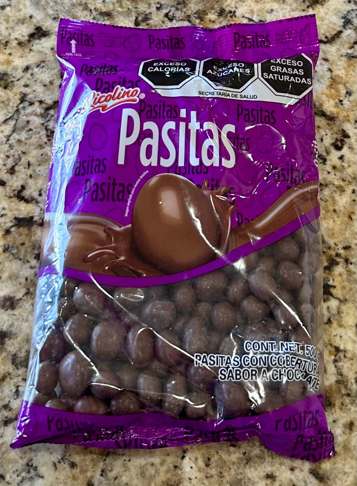 PASITAS CON CHOCOLATE