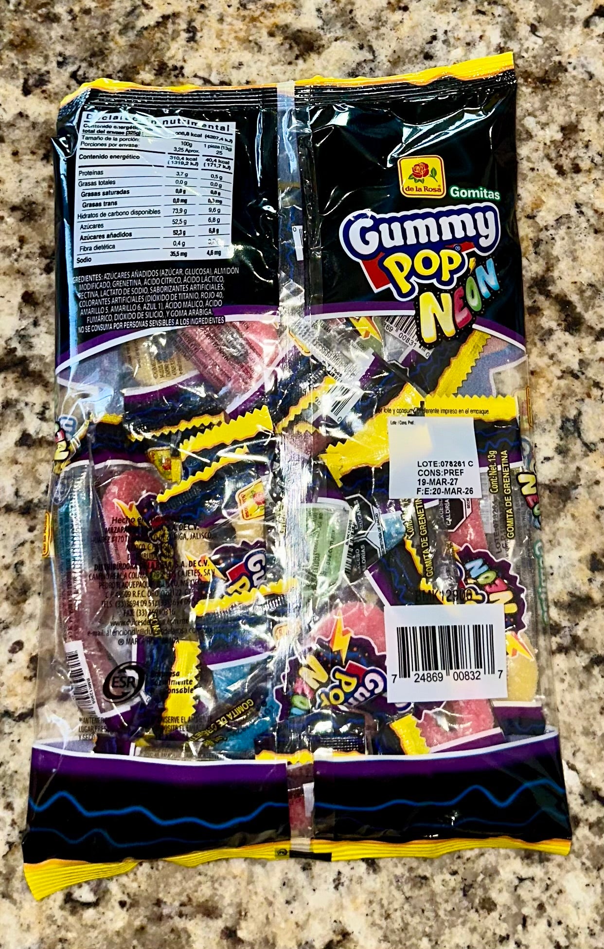 GUMMY POP NEÓN