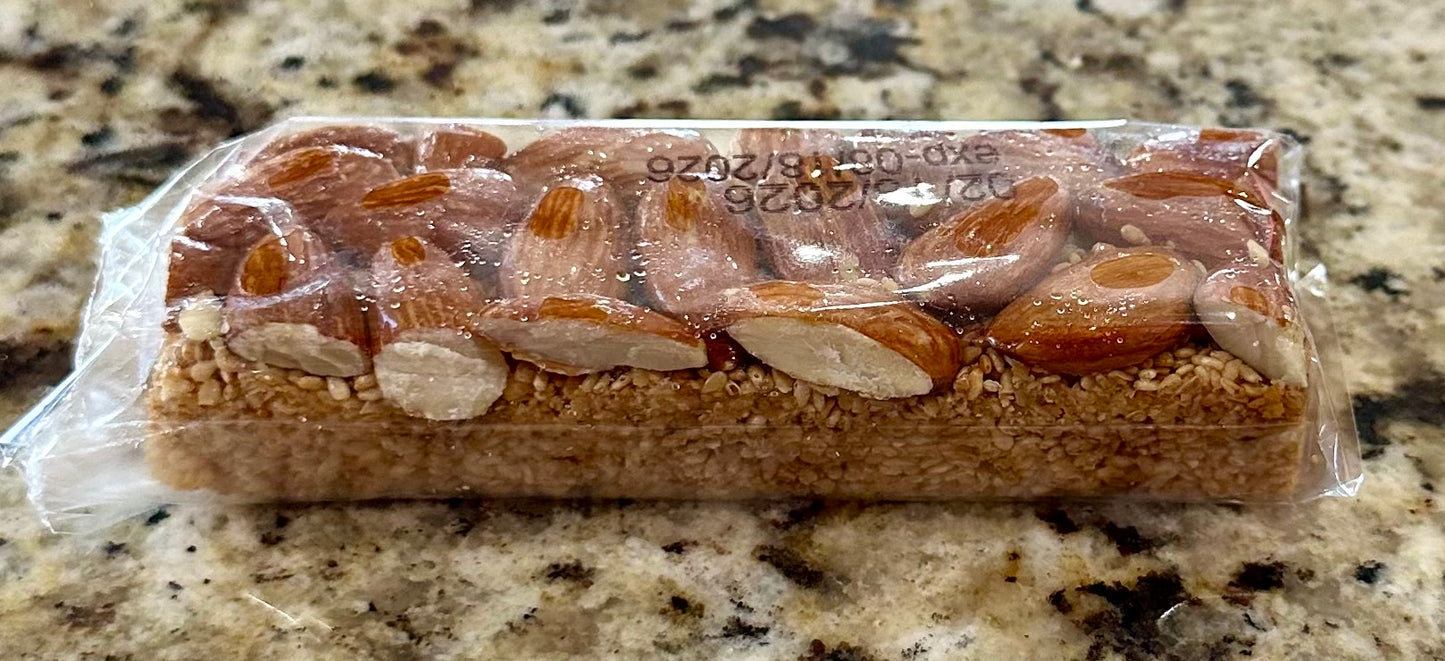 PALANQUETA AJONJOLÍ CON ALMENDRAS