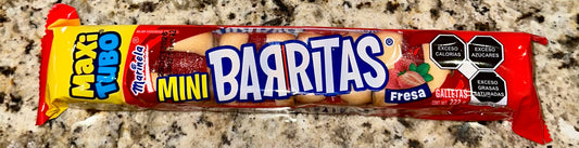 MAXI TUBO MINI BARRITAS FRESA