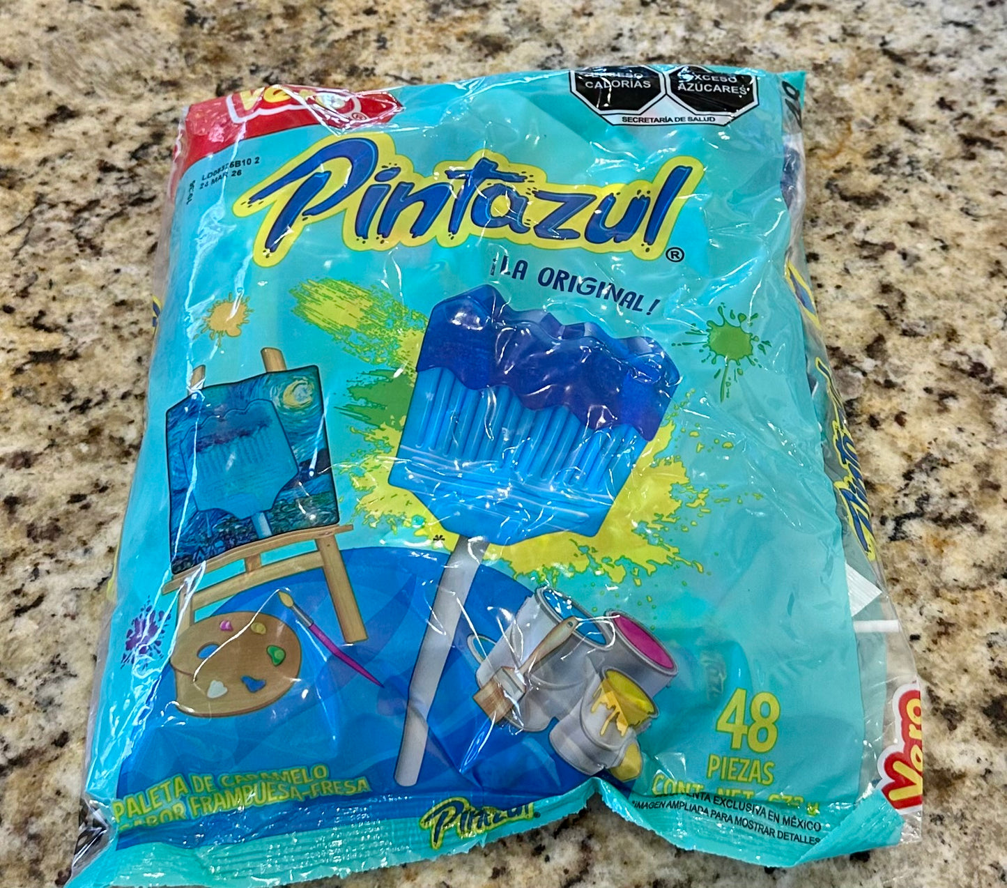 PALETA PINTA AZUL