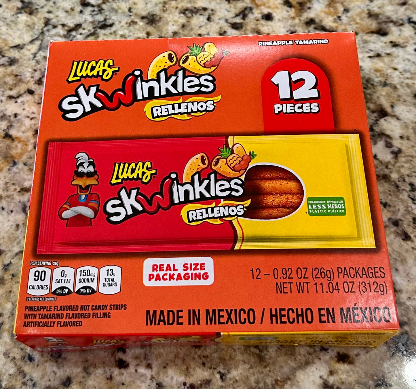 SKWINKLES RELLENOS SABOR PIÑA CON RELLENO SABOR TAMARINDO