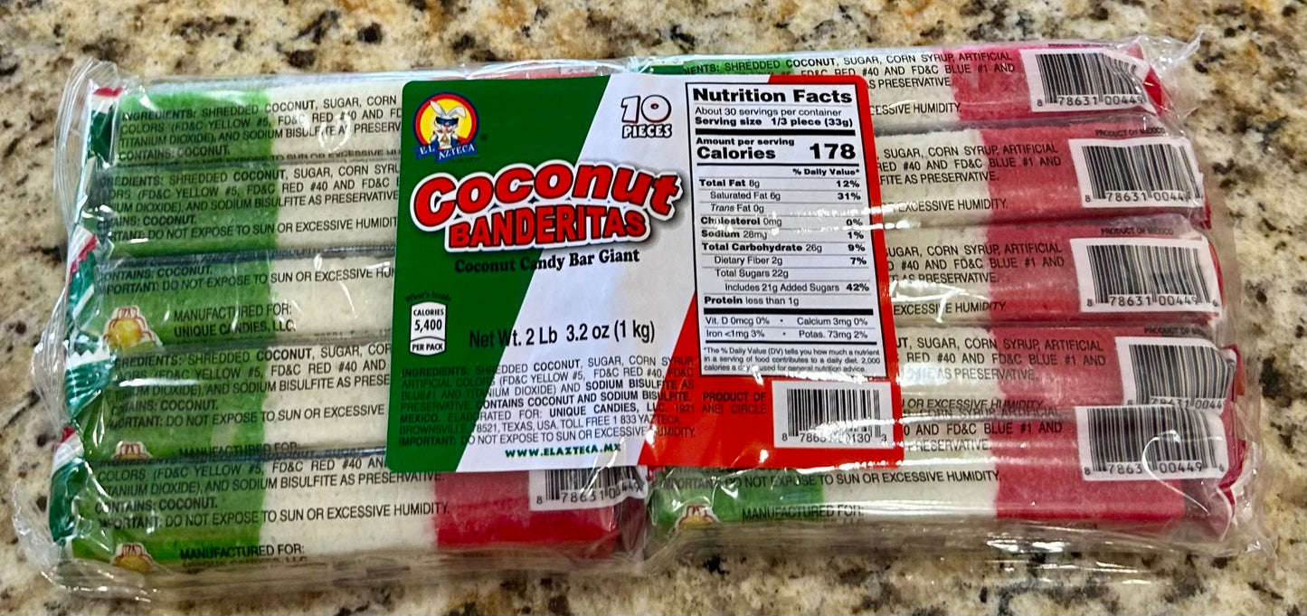 BANDERITAS COCONUT PACK