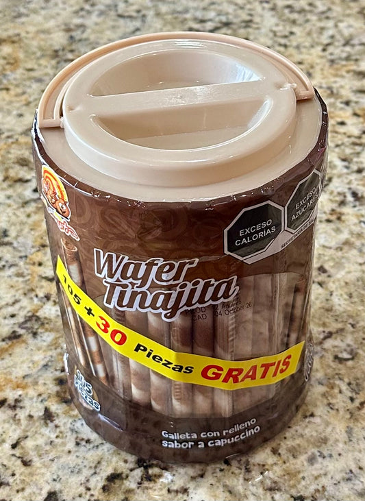 WAFER TINAJITA SABOR CAPUCCINO