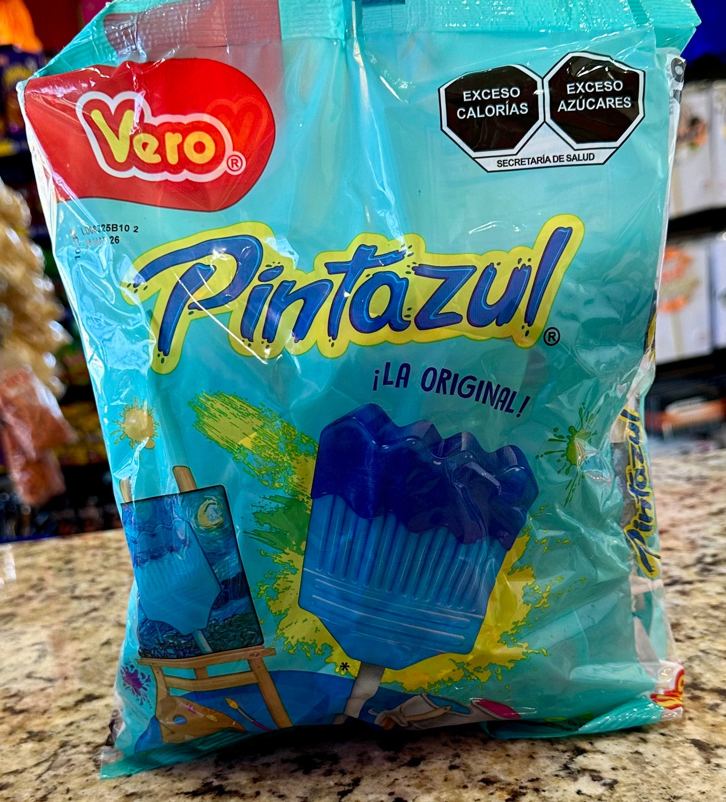 PALETA PINTA AZUL