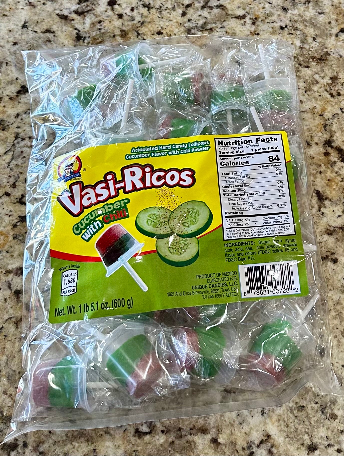 VASI RICO PEPINO CON CHILE