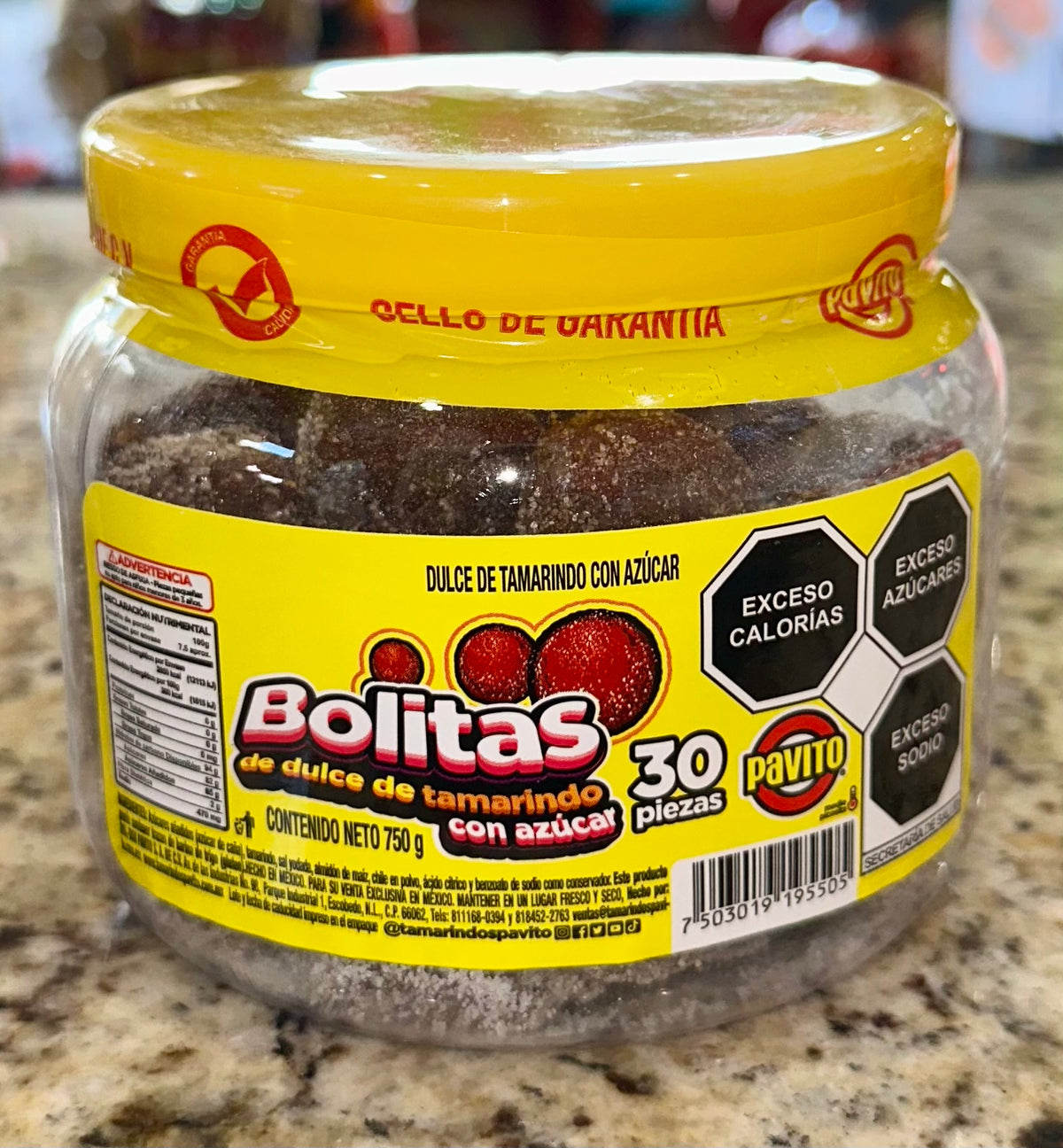 BOLITAS DE TAMARINDO CON AZÚCAR ( TARUGOS )