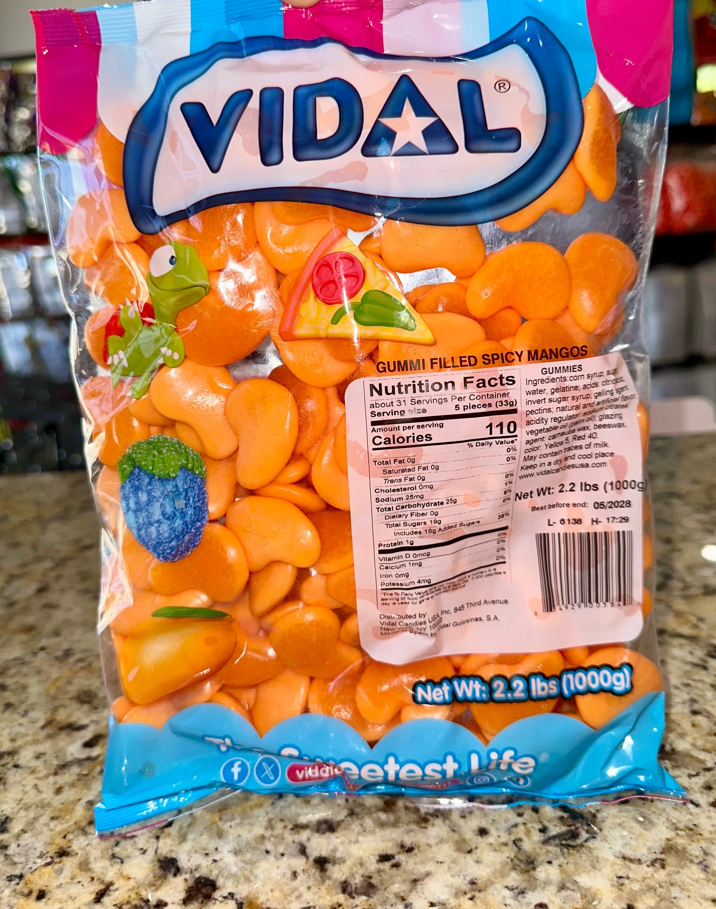VIDAL GOMITAS MANGO PICOSITO