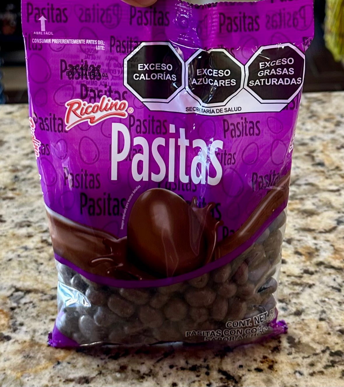 PASITAS CON CHOCOLATE