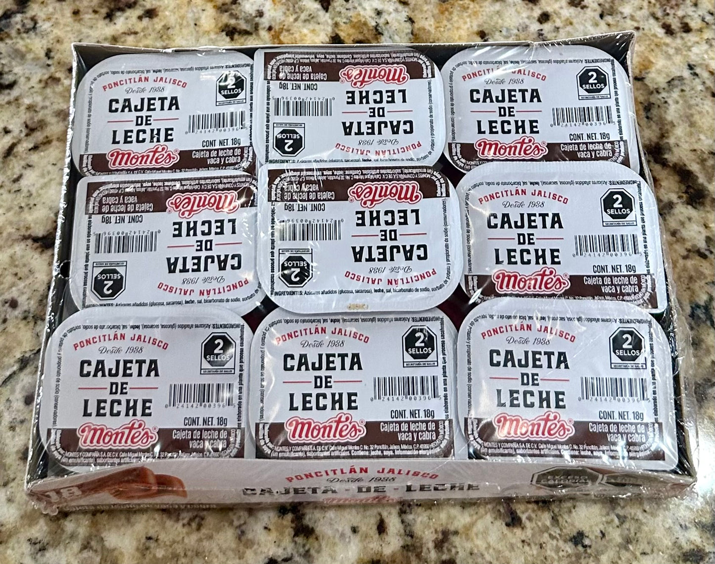 CAJETA DE LECHE MONTES