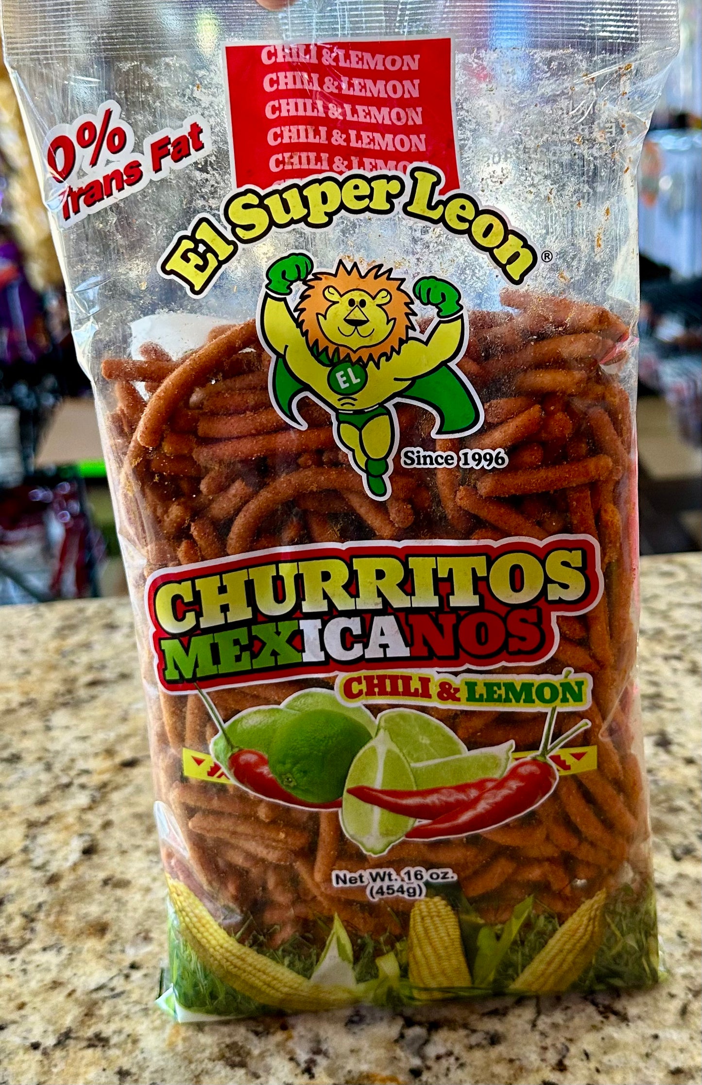 CHURRITOS MEXICANOS CON CHILE Y LIMÓN