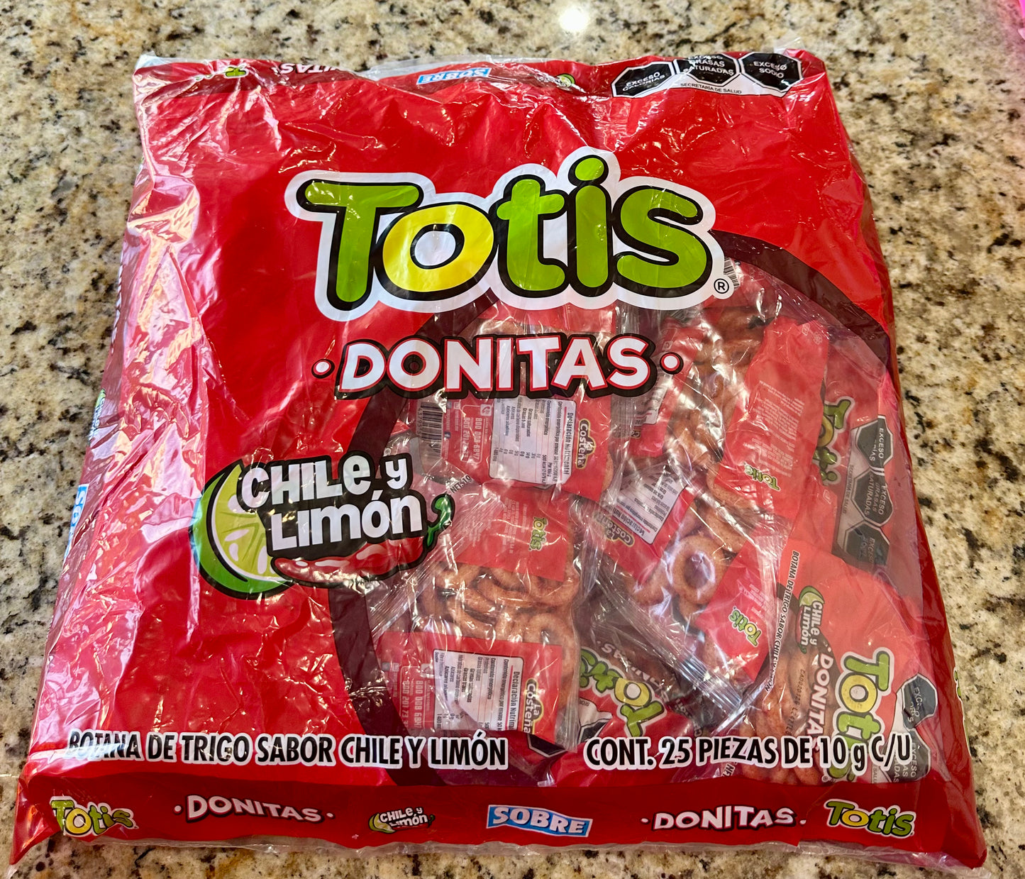 TOTIS DONITAS CHILE Y LIMÓN