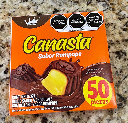 CANASTA SABOR ROMPOPE