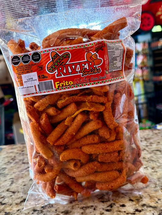 FRITO DE MAÍZ ENCHILADO CON AJONJOLÍ