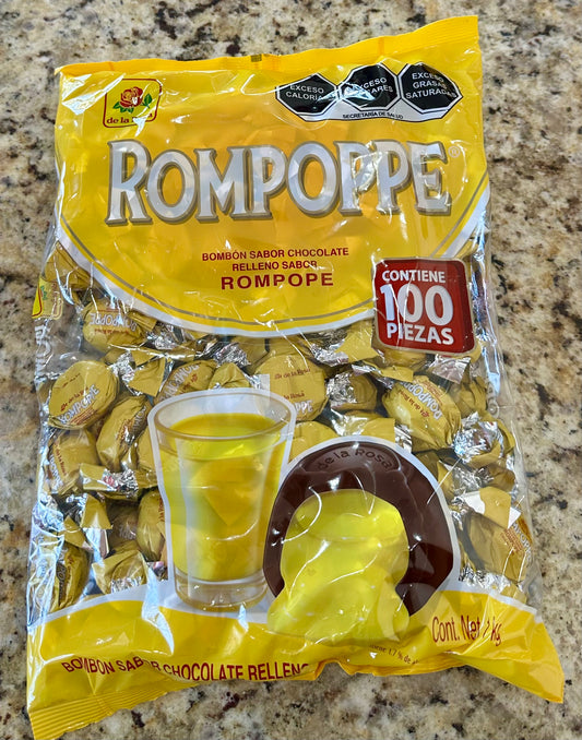 CHOCOLATE ENVINADO SABOR ROMPOPE