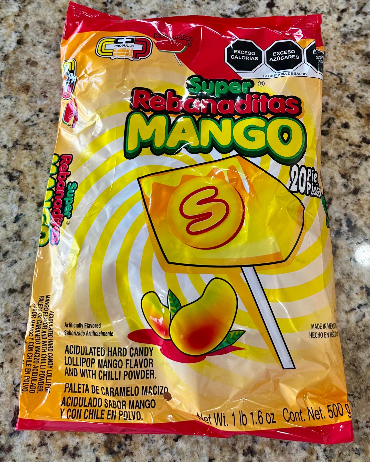SÚPER REBANADITAS MANGO BOLSA