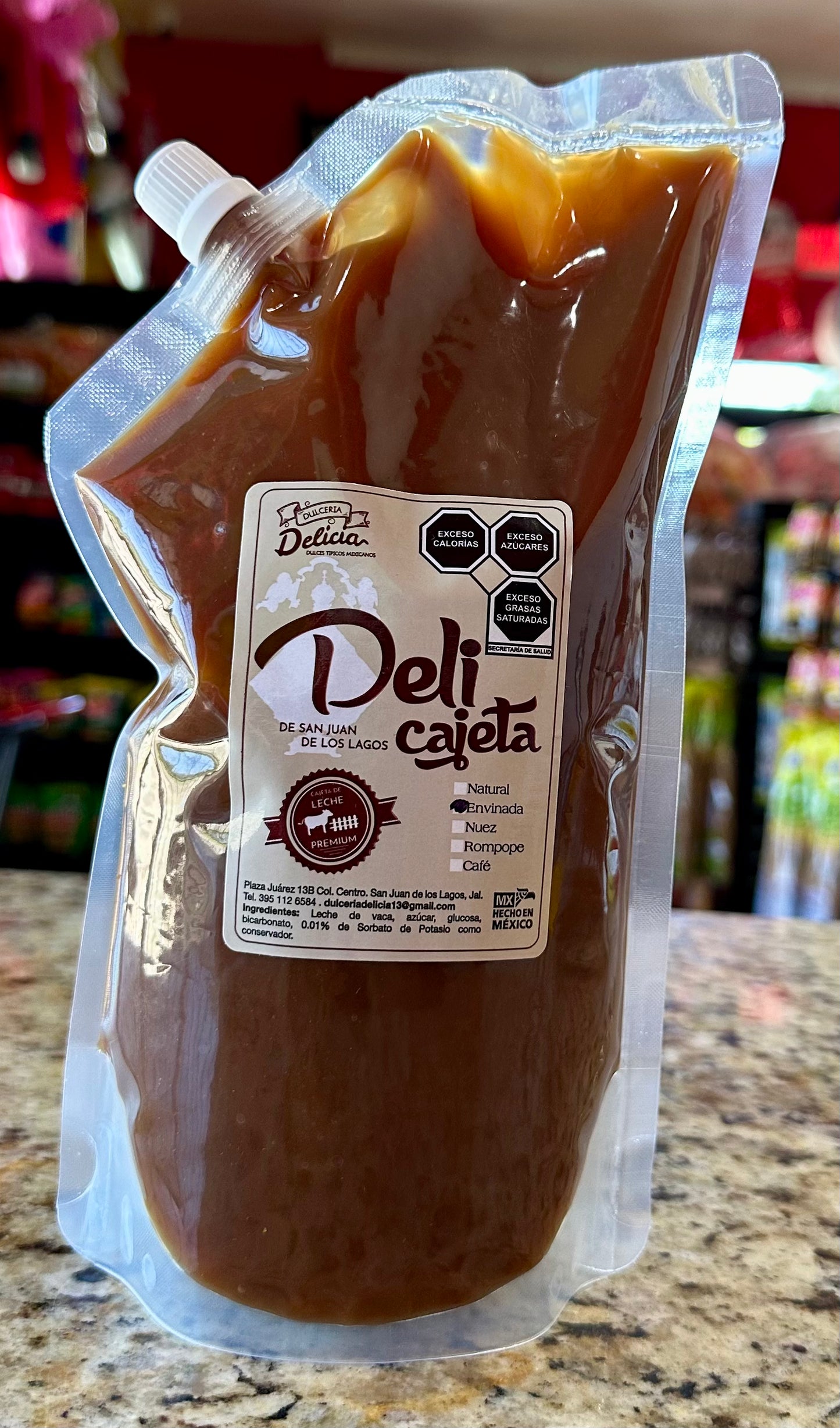 CAJETA ENVINADA GRANDE