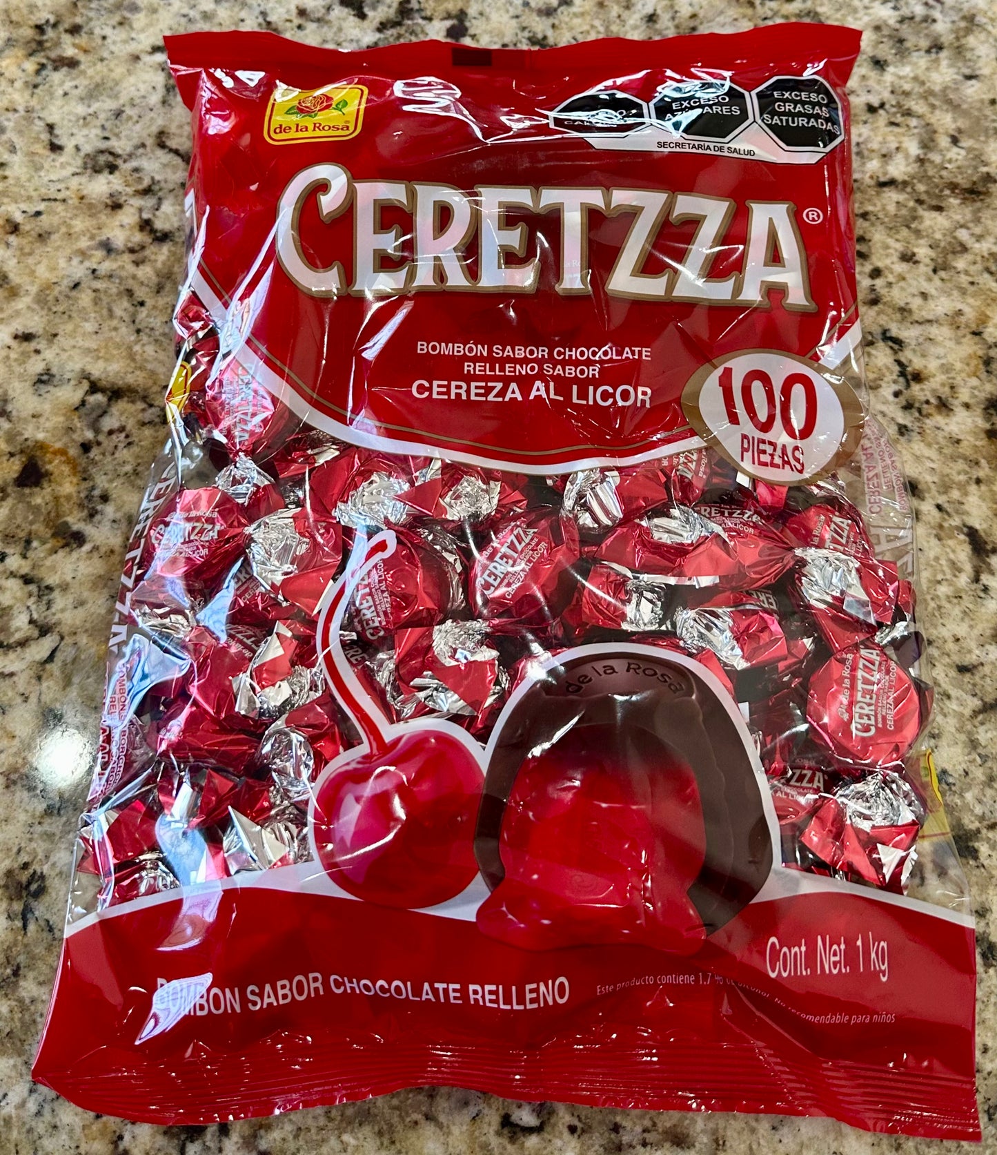 CHOCOLATE ENVINADO SABOR CEREZA