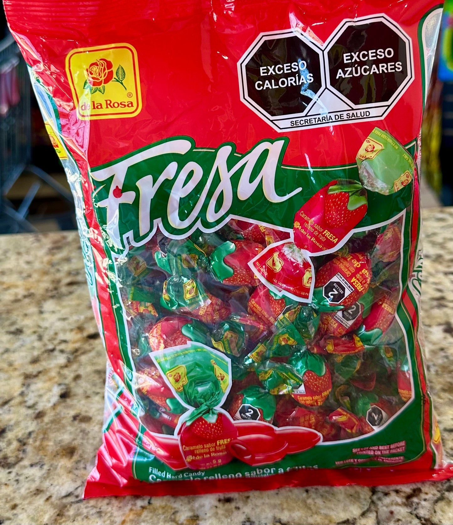 FRESA CARAMELO RELLENO
