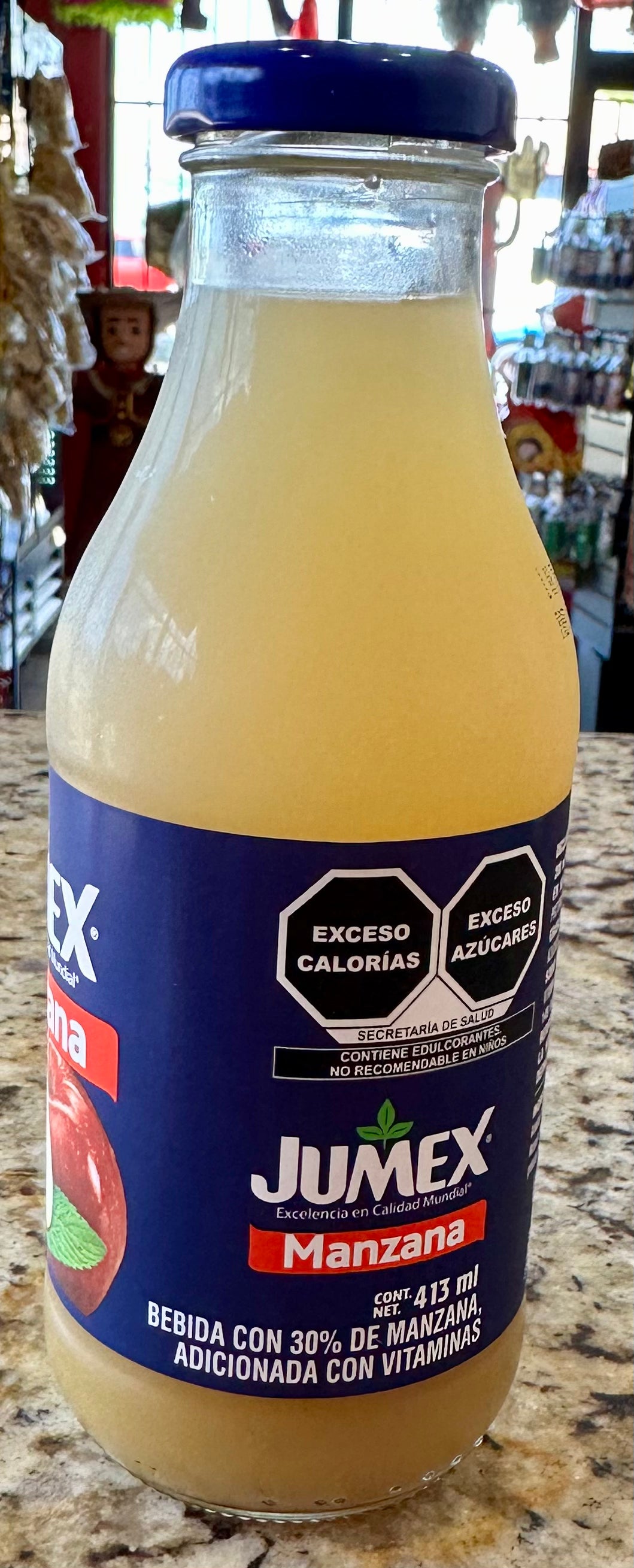 JUMEX DE MANZANA VIDRIO