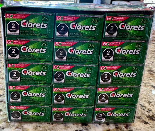 CHICLES CLORETS