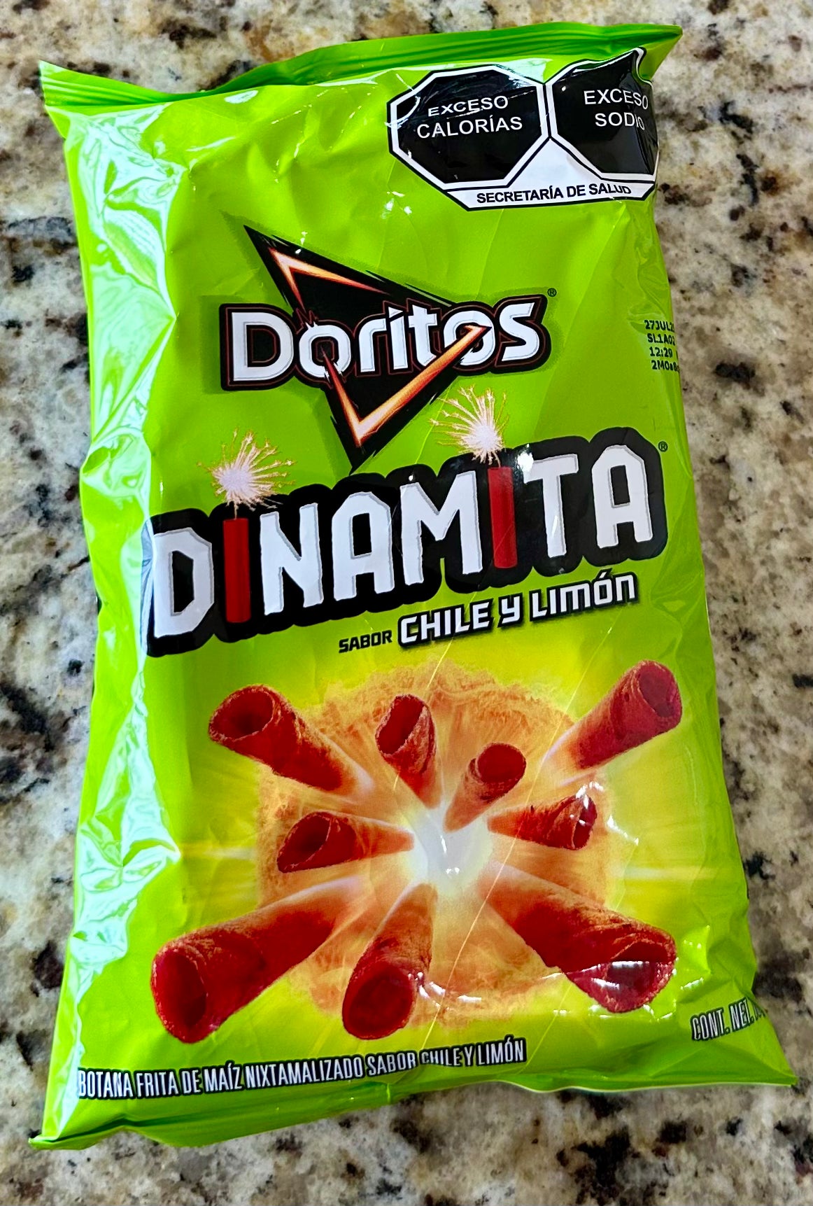 DORITOS DINAMITA CHILE Y LIMÓN CHICO