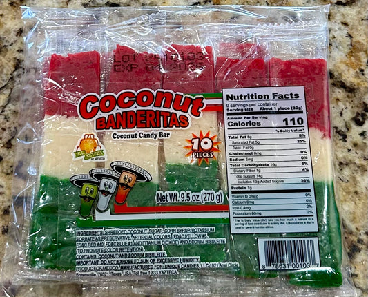 BANDERITAS DE COCO