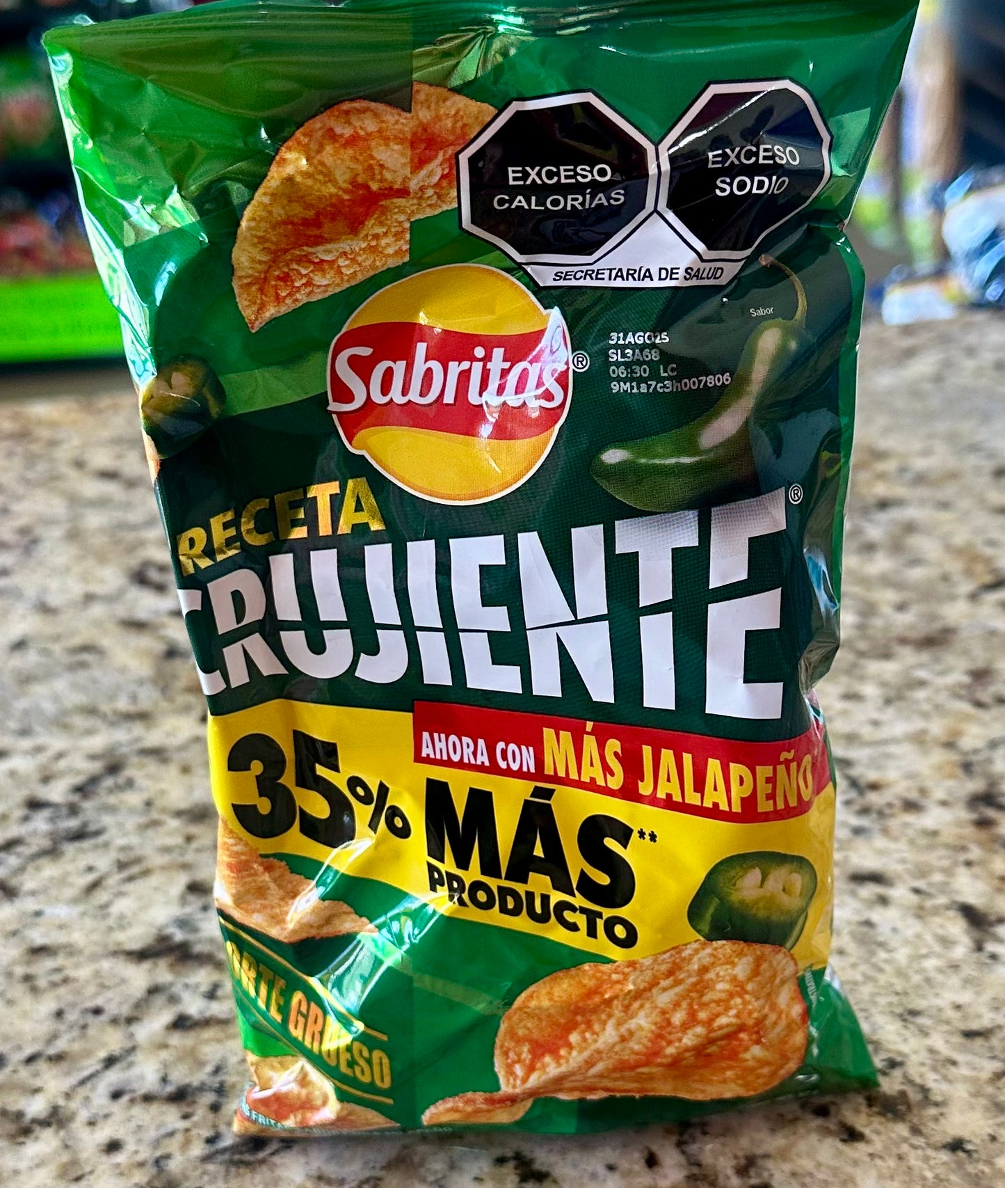 RECETA CRUJIENTE JALAPEÑO CHICA
